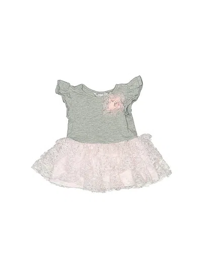 Pre-owned Pippa & Julie Kids' Dress In Gray