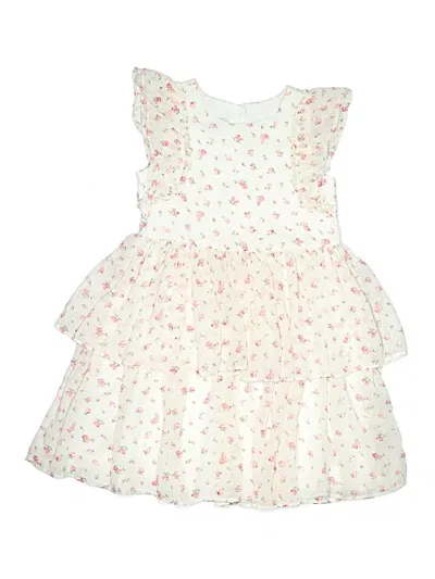 Pre-owned Pippa & Julie Kids' Dress In Ivory