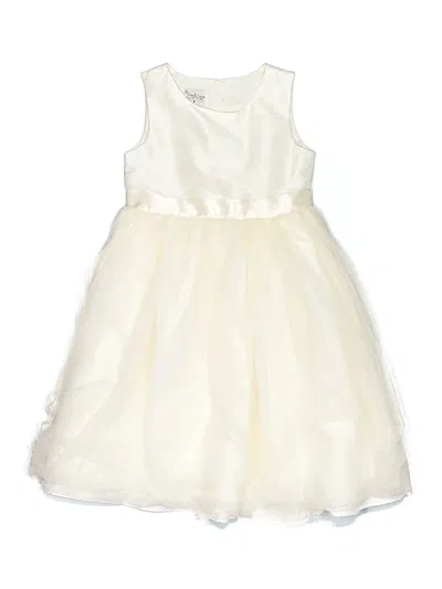 Pre-owned Pippa & Julie Kids' Dress In Ivory