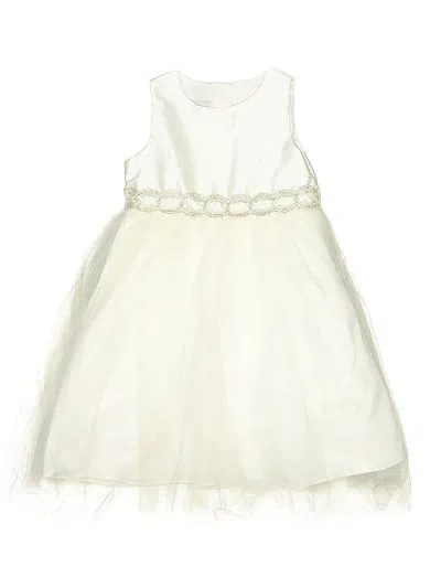 Pre-owned Pippa & Julie Kids' Dress In White