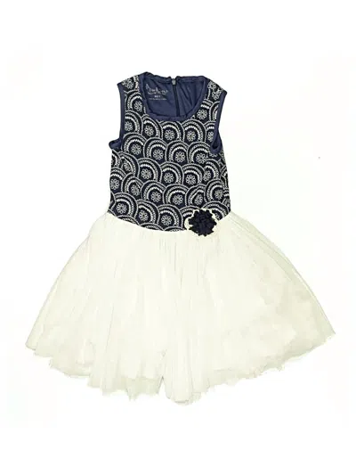 Pre-owned Pippa & Julie Kids' Dress In White