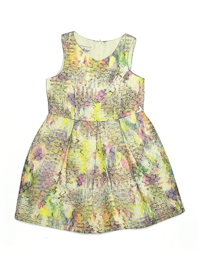 Pre-owned Pippa & Julie Kids' Dress In Yellow