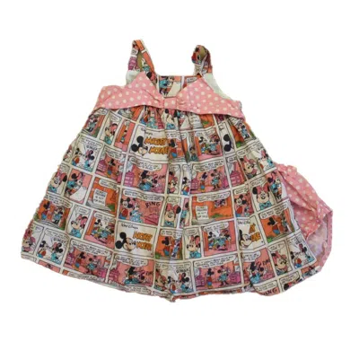 Pre-owned Pippa & Julie Kids' Girls Pink Minnie Dress