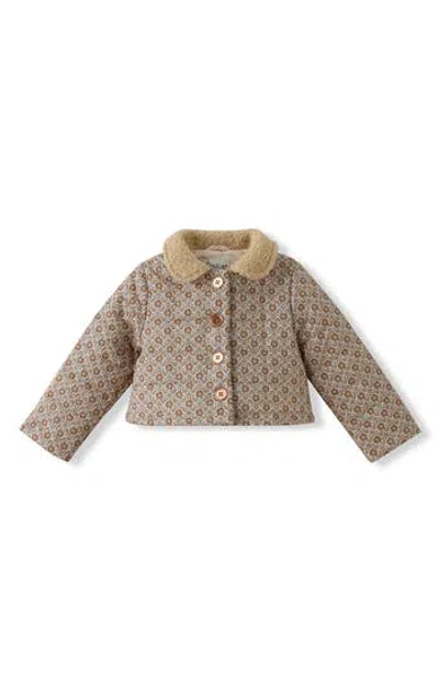 Pippa & Julie Babies'  Kids' Clara Quilted Print Jacket In Multi