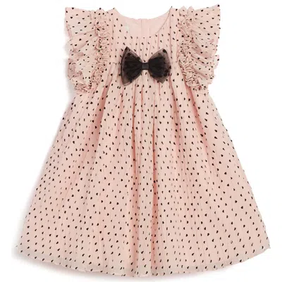 Pippa & Julie Kids' Heart Float Dress In Pink
