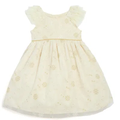 Pippa & Julie Kids' Sienna Embroidered Party Dress In White
