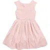 Pippa & Julie Kids' Sylvia Sparkle V-neck Dress In Pink