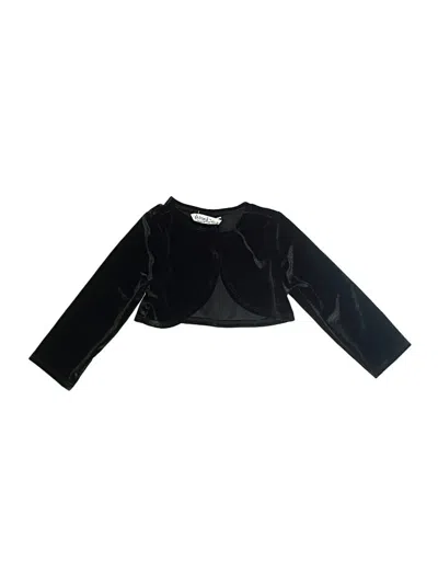 Pre-owned Pippa & Julie Kids' Shrug In Black