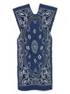 Pippa Holt Bandana-print Midi Dress
