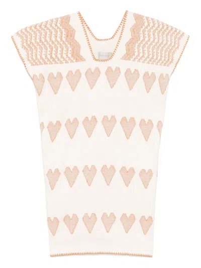 PIPPA HOLT HEART-DETAIL MINI DRESS