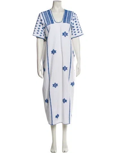 Pre-owned Pippa Holt Printed Long Dress In Multi