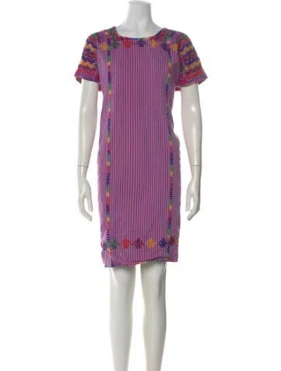 Pre-owned Pippa Holt Striped Knee-length Dress In Multi