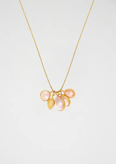 Pippa Small Peony Pink Colette Cardomon Necklace