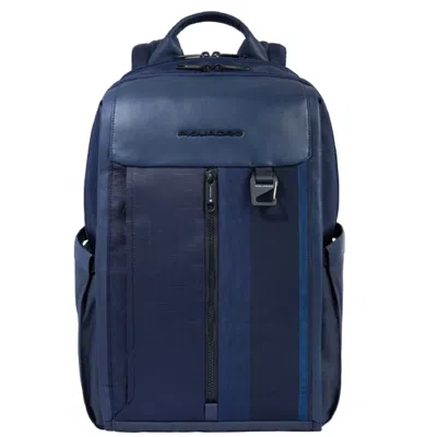 Piquadro 12.9" Laptop And Ipad Pro Backpack With Sternum Strap In Blue