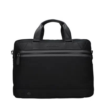 Piquadro Work Bags Men Recycled Nylon Black