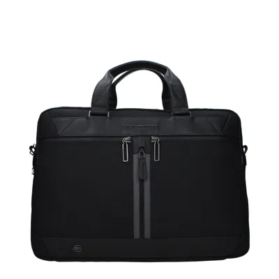Piquadro Work Bags Men Recycled Nylon Black