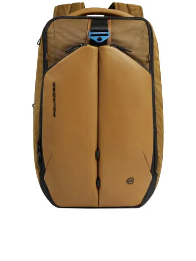 Piquadro 15.6 Inch Laptop Backpack In Brown