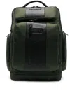 Piquadro 15,6" Laptop Backpack In Green