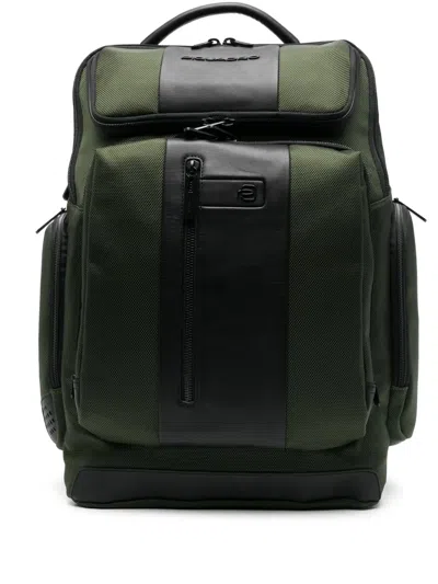 Piquadro 15,6" Laptop Backpack In Green
