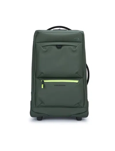 Piquadro 2-wheel Trolley In Green