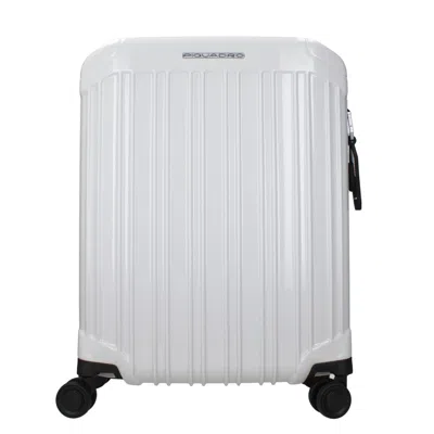 Piquadro Trolley Cabin 31l Men Polycarbonate Gray/light Gray In White