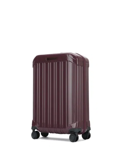 Piquadro 4-wheel Suitcase In Red