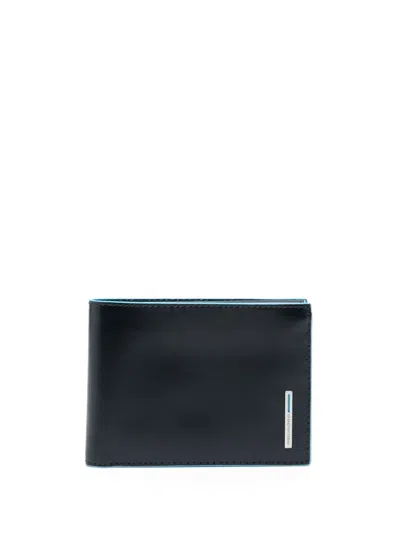 Piquadro B2 Revamp Bi-fold Wallet In Blue