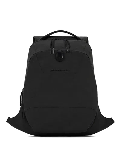 Piquadro Backpack For Computer And Ipad In Black