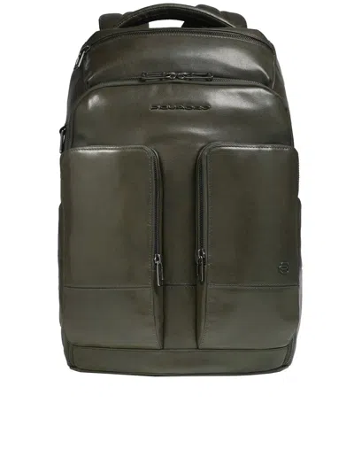 Piquadro Backpack For Pc And Ipad Bags In Green