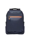 Piquadro Water-resistant Laptop Backpack In Blue