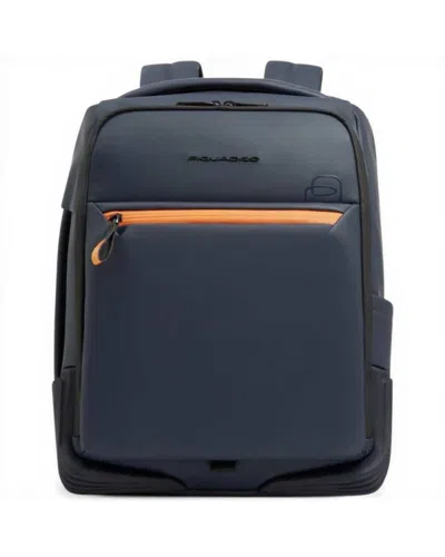 Piquadro Backpack Travel C2ow Unisex Blue Water-resistant With Laptop 15.6'' And Ipad