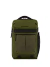 Piquadro Fabric Backpack For Pc In Verde