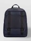 PIQUADRO BACKPACK WITH ADJUSTABLE STRAPS AND EXTERNAL POCKET