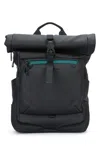 Piquadro Adjustable Straps Backpack Pockets In Black