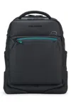 Piquadro Versatile Backpack Featuring Multiple Pockets In Black