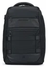 Piquadro Stylish Quilted Backpack Multiple Pockets In Black