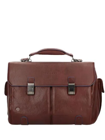 Piquadro Bags.. Dark Brown In Testa Di Moro Marroni