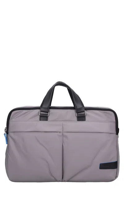 Piquadro Bags.. Grey In Grigio Metallici E Grigi