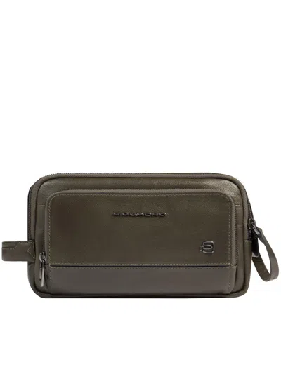 Piquadro Beauty Case Bags In Green