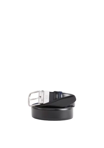 Piquadro Belt Man  Cu3049c11-nb Multicolor In Metallic