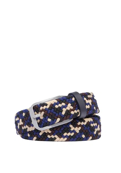 Piquadro Belt Man  Cu6673c109-blbe Multicolor In Neutral