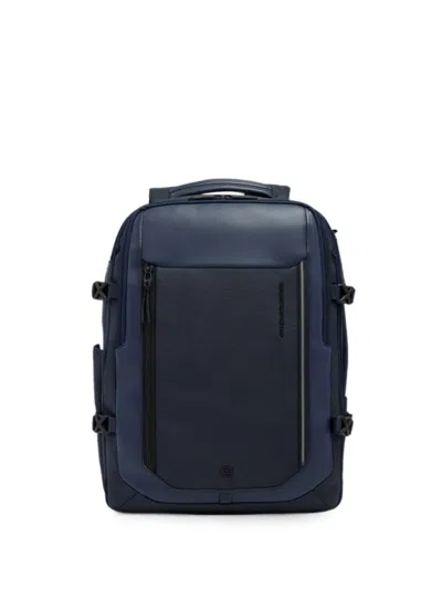 Piquadro Bike Laptop 15,6" Backpack In Blue