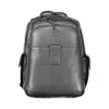 Piquadro Black Leather Men Backpack