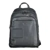 Piquadro Blue Leather Backpack