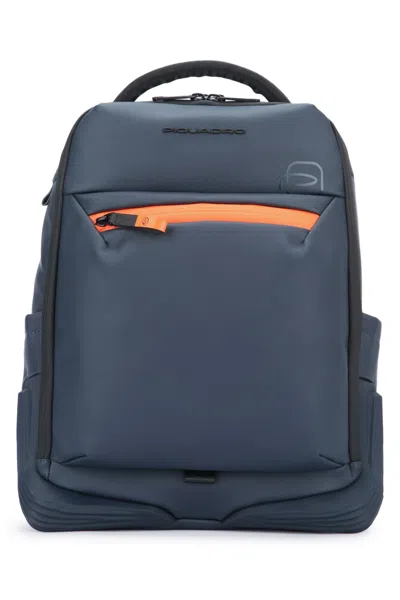 Piquadro Blue Logo Backpack