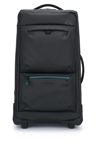 Piquadro Borsone Trolley 2 Ruote In Tessuto Riciclato
