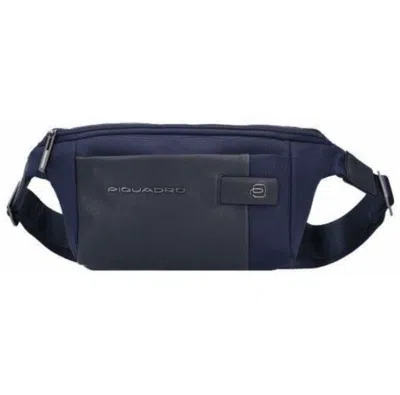 Piquadro , Brief 2, Nylon And Leather, Fanny Pack, 42021190, Blue, 30 X 14 X 7 Cm, For Men Gwlp3