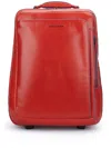 Piquadro Cabin Size Computer Trolley In Red
