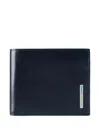 Piquadro Calf-leather Wallet In Black
