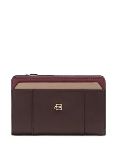 Piquadro Circle Bifold Wallet In Purple